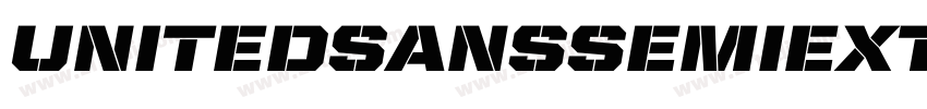 UnitedSansSemiExt Bo字体转换